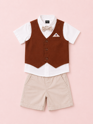 Mehroon Premium Casual Boys  Soft Cotton Clothing Set BloomUp