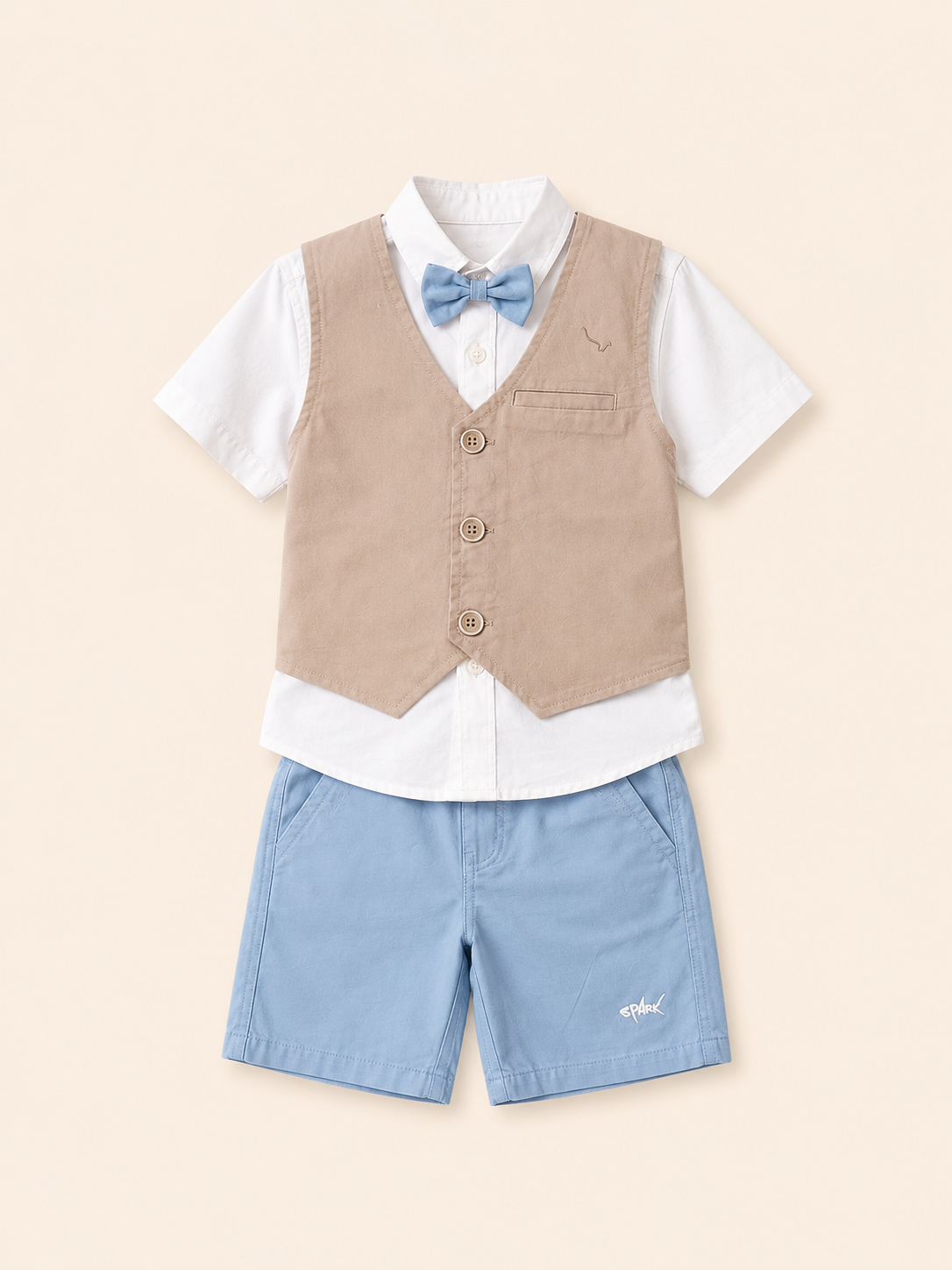 Sky Blue Comfort Fit Boys Soft Cotton Clothing Set BloomUp