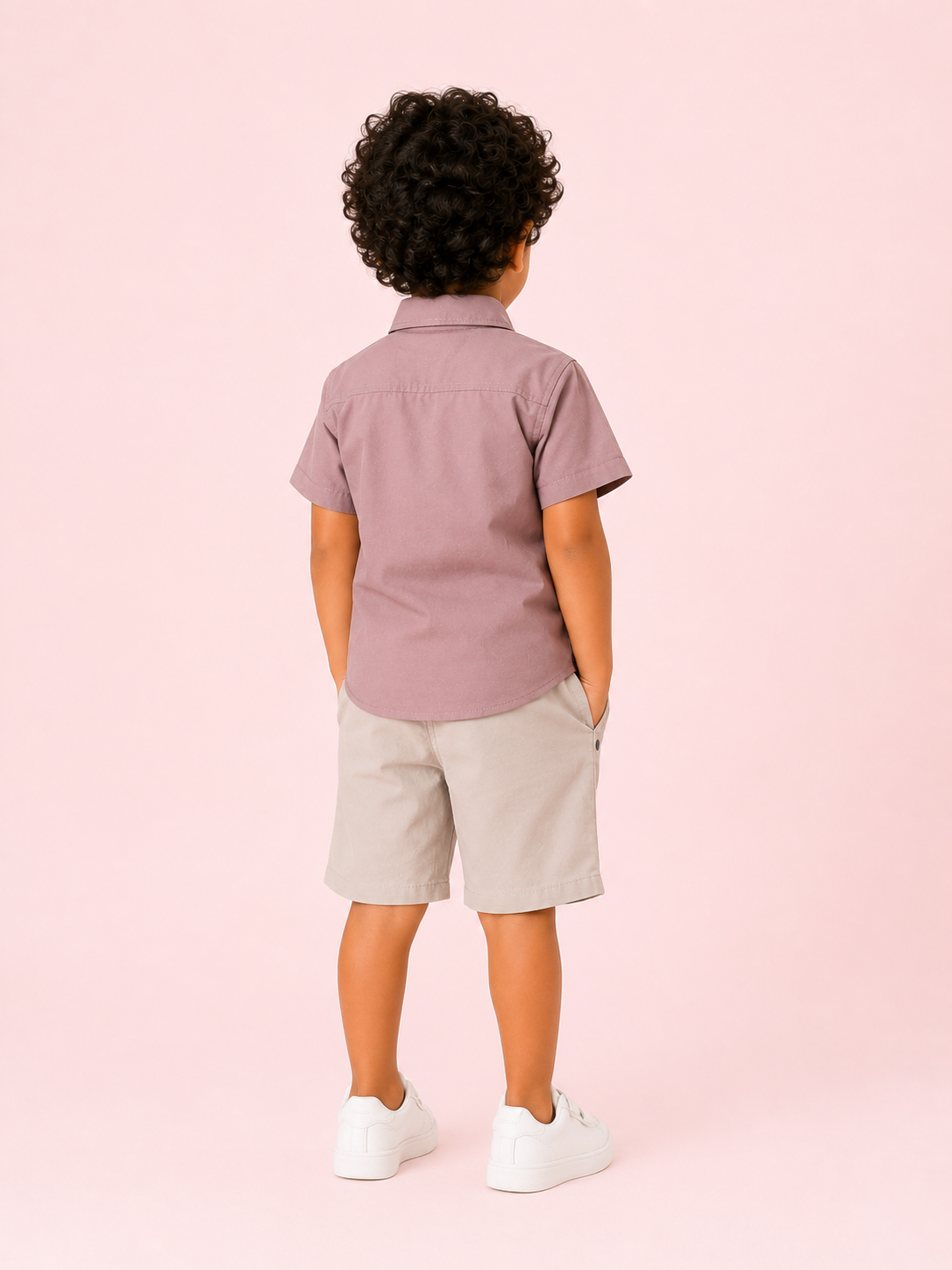 Lilac Premium Casual Boys  Soft Cotton Clothing Set BloomUp