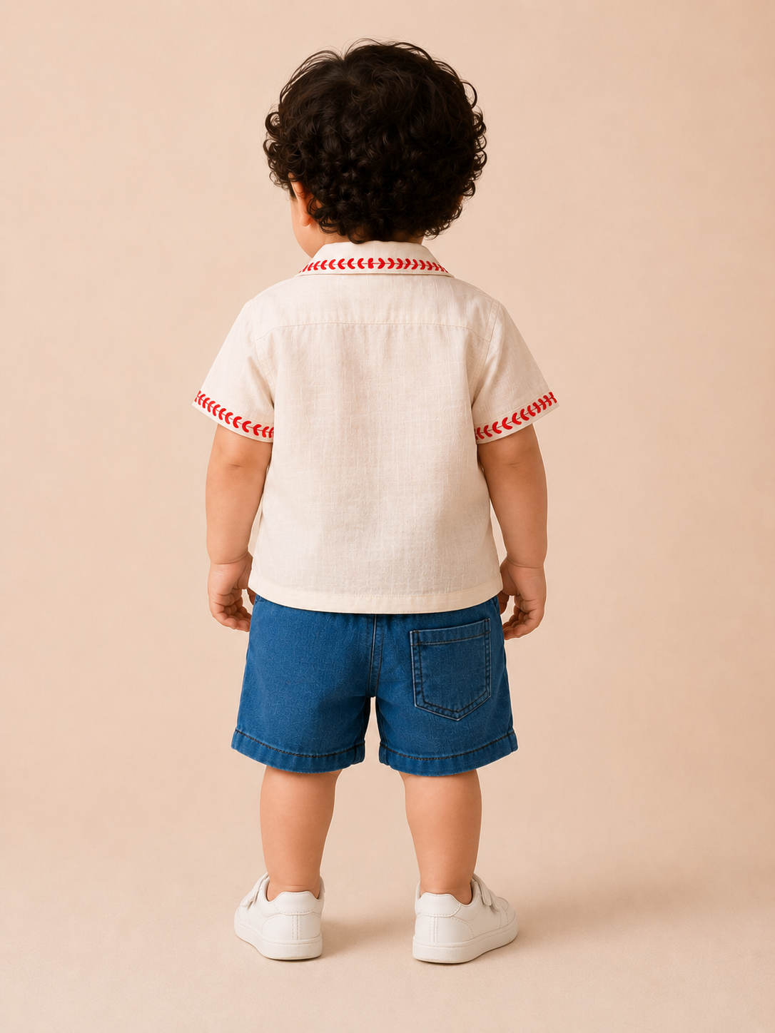 Boys White Soft Cotton Sets Casual Fashion Kids Wear BloomUp