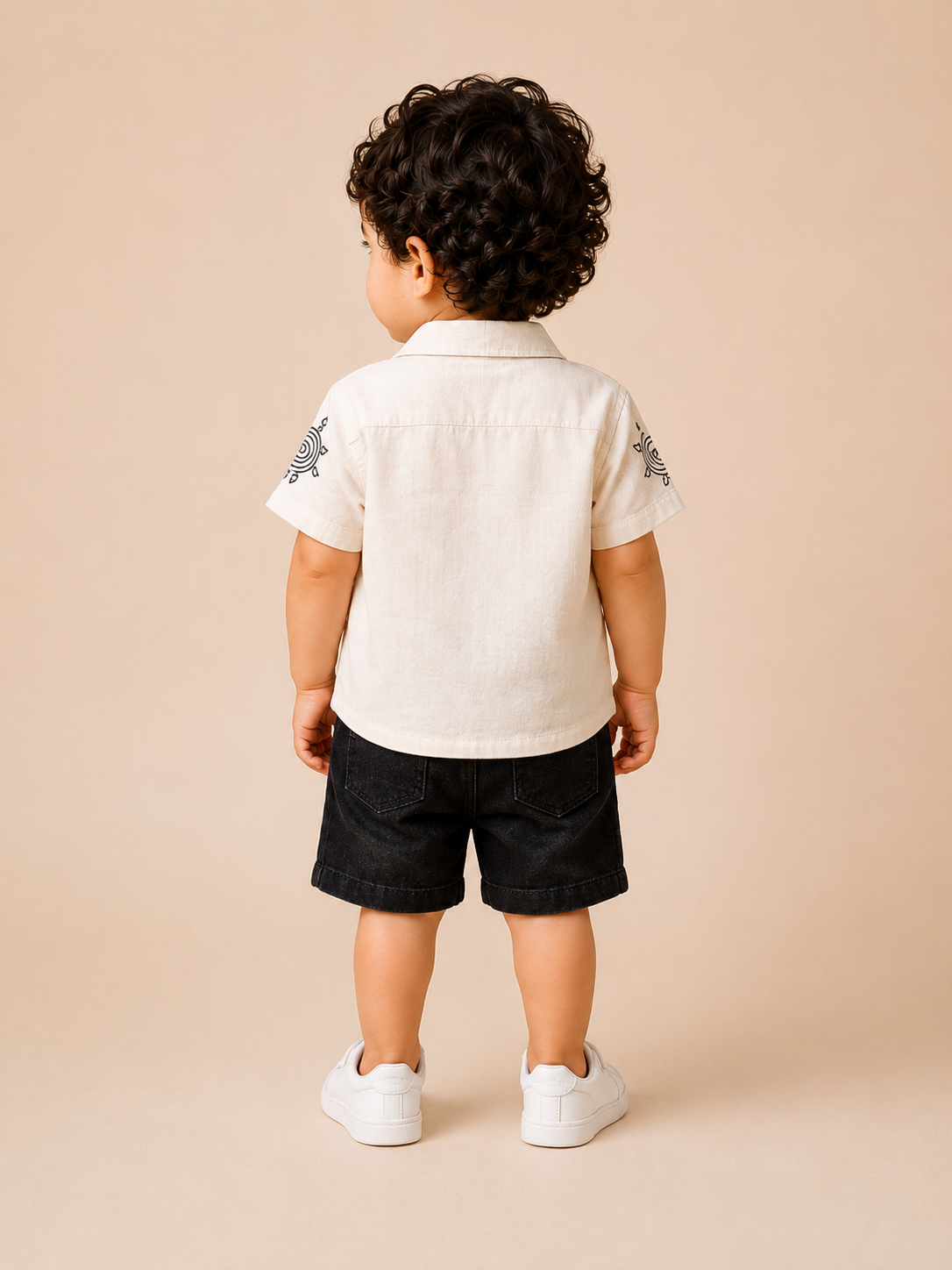 Boys White Soft Cotton Sets Casual Fashion Kids Wear BloomUp