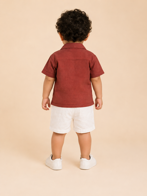 Boys Rust Soft Cotton Sets Casual Fashion Kids Wear BloomUp