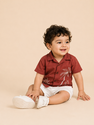 Boys Rust Soft Cotton Sets Casual Fashion Kids Wear BloomUp