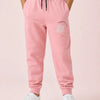 Pink Summer Club Printed Jogger Pants for Boys – Soft Cotton Fleece Winter Wear