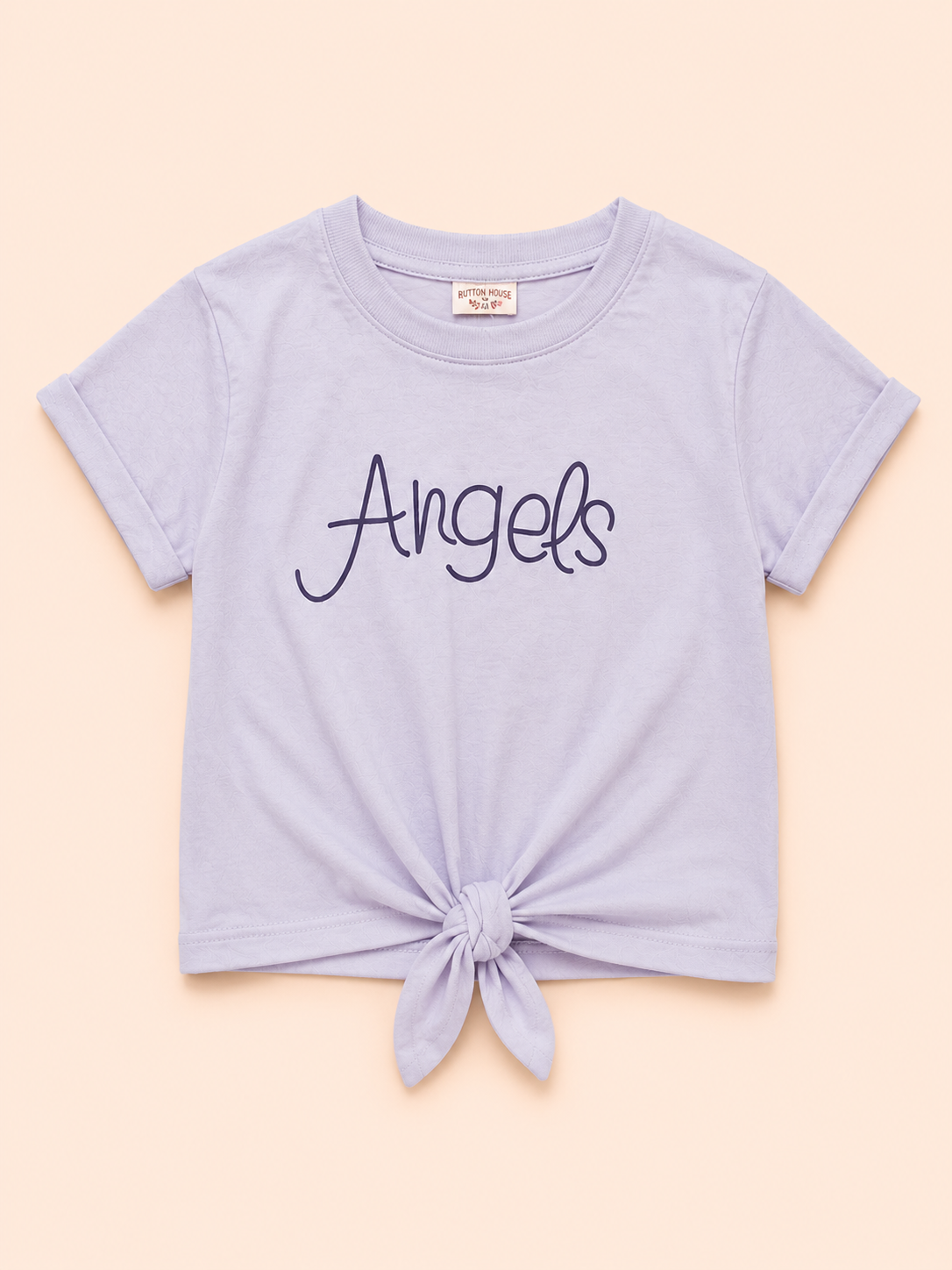 Girls Grey Short Sleeved Shirt Soft Cotton Clothing Set BloomUp