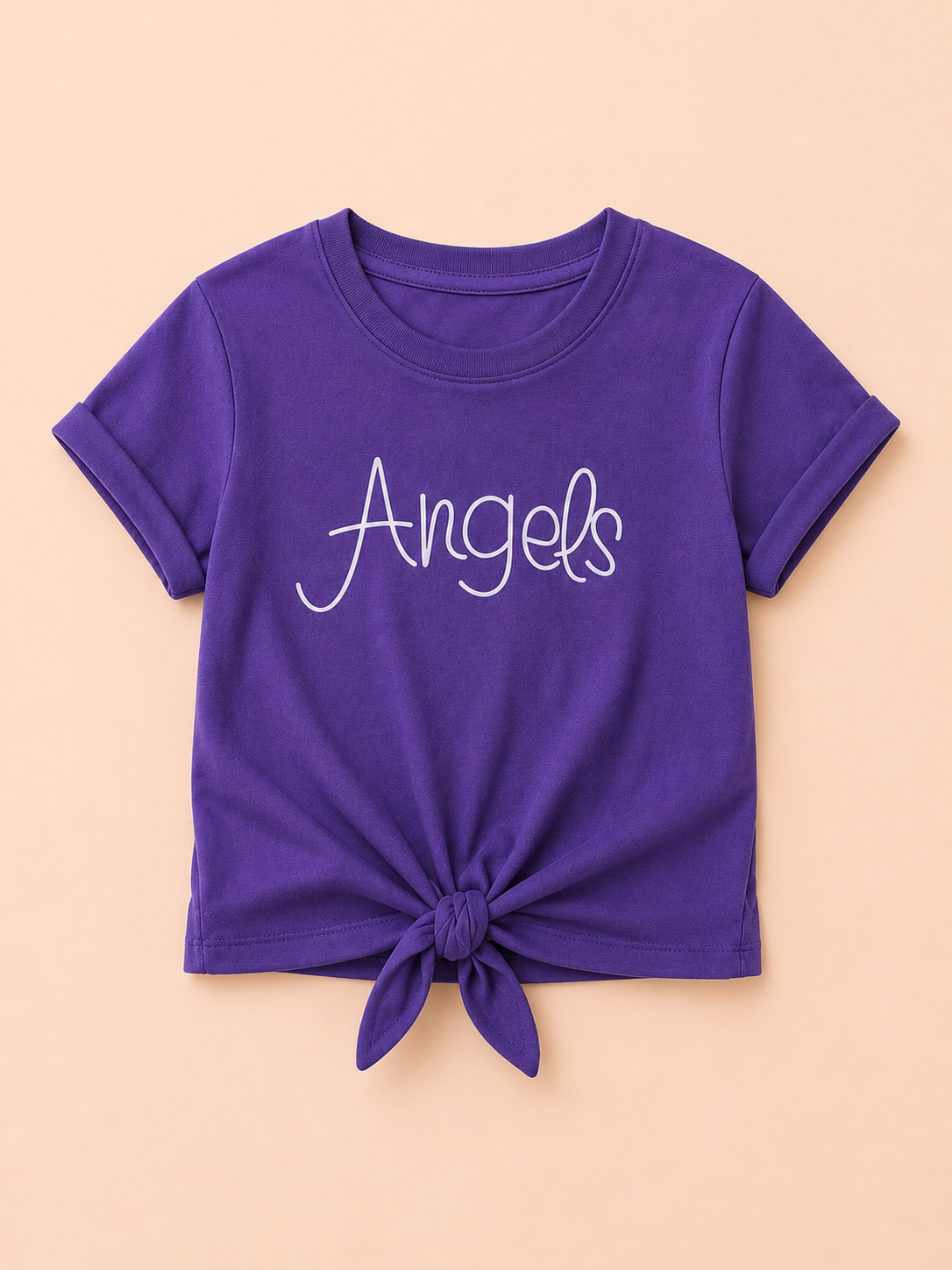 Girls Purple Soft Cotton Top Casual Fashion Kids Wear BloomUp