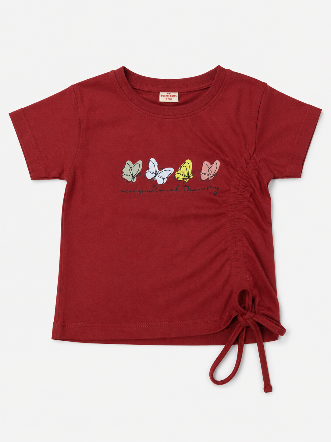 Stylish Mehroon Premium Casual Boys  Soft Cotton Clothing Set BloomUp
