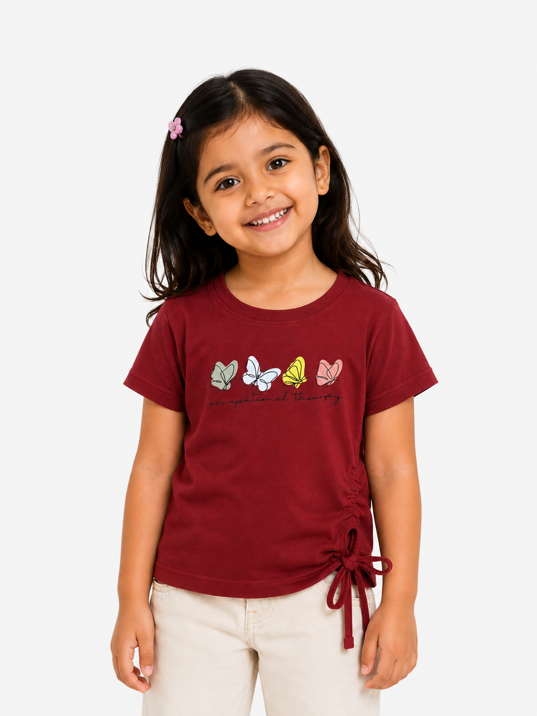 Stylish Mehroon Premium Casual Boys  Soft Cotton Clothing Set BloomUp