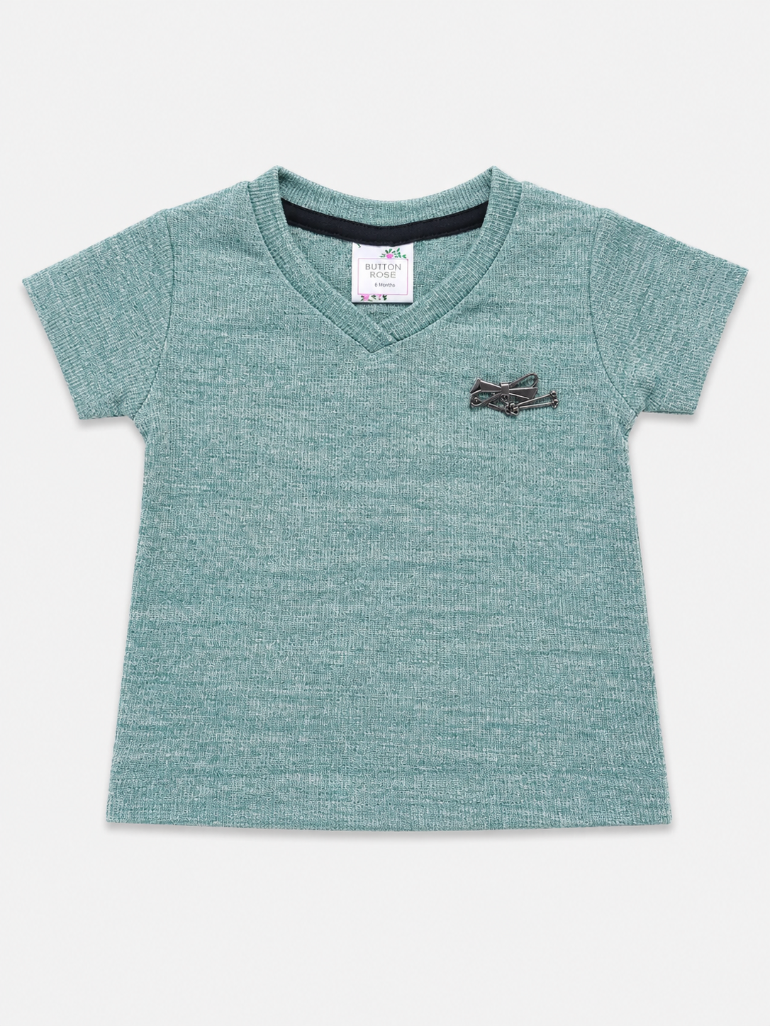Green Stylish Playwear Boys  Soft Cotton T-Shirt BloomUp