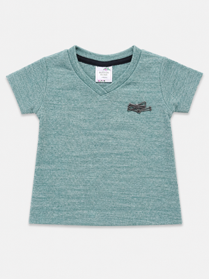 Green Stylish Playwear Boys  Soft Cotton T-Shirt BloomUp