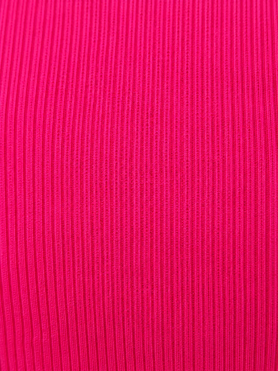 BloomUp Bright Pink Ribbed Knit Leggings for Kids – Soft Stretchable Cotton Casual Wear Bottom