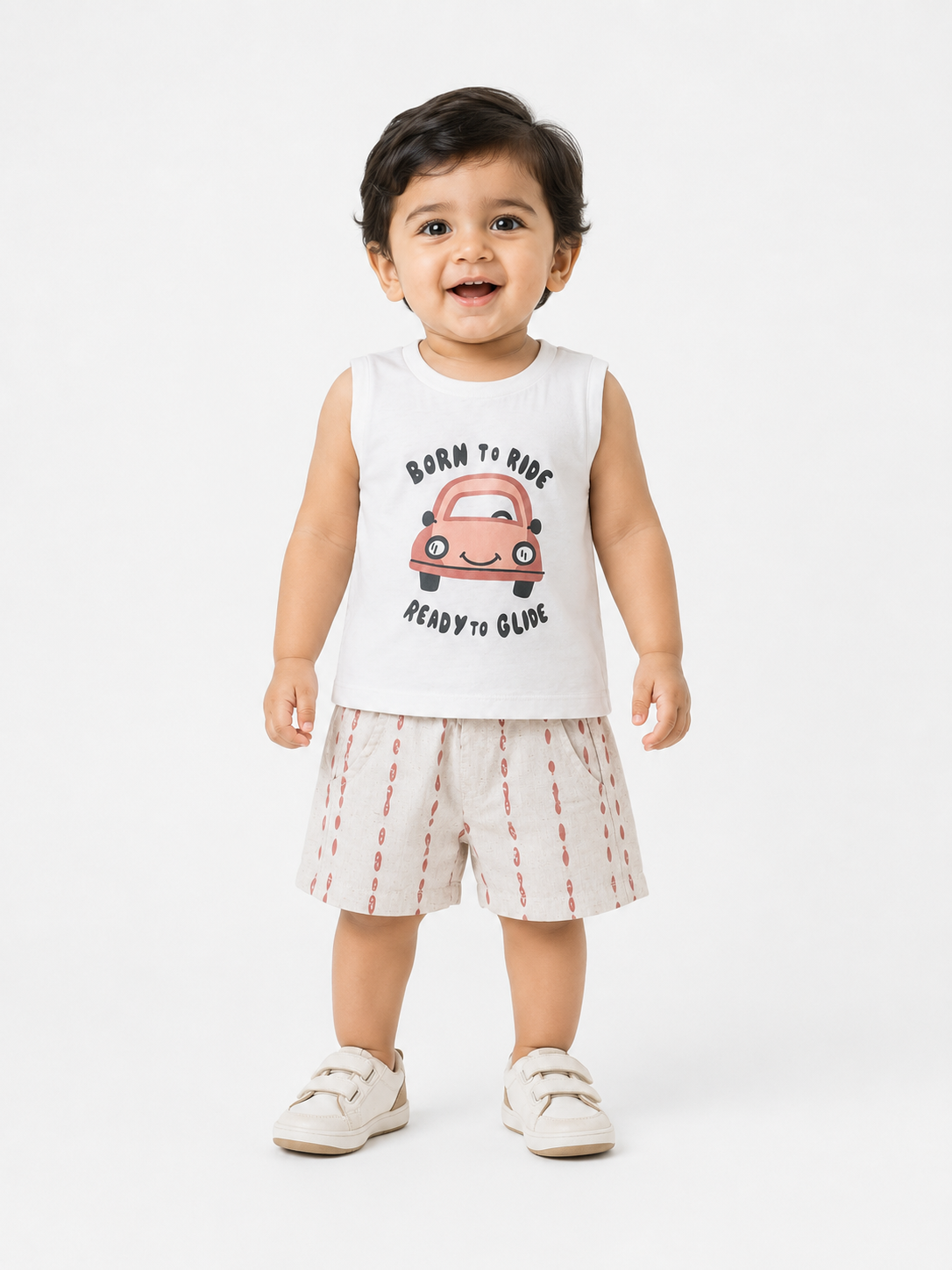 Boys Sky Blue Pull On Soft Cotton Clothing Set BloomUp