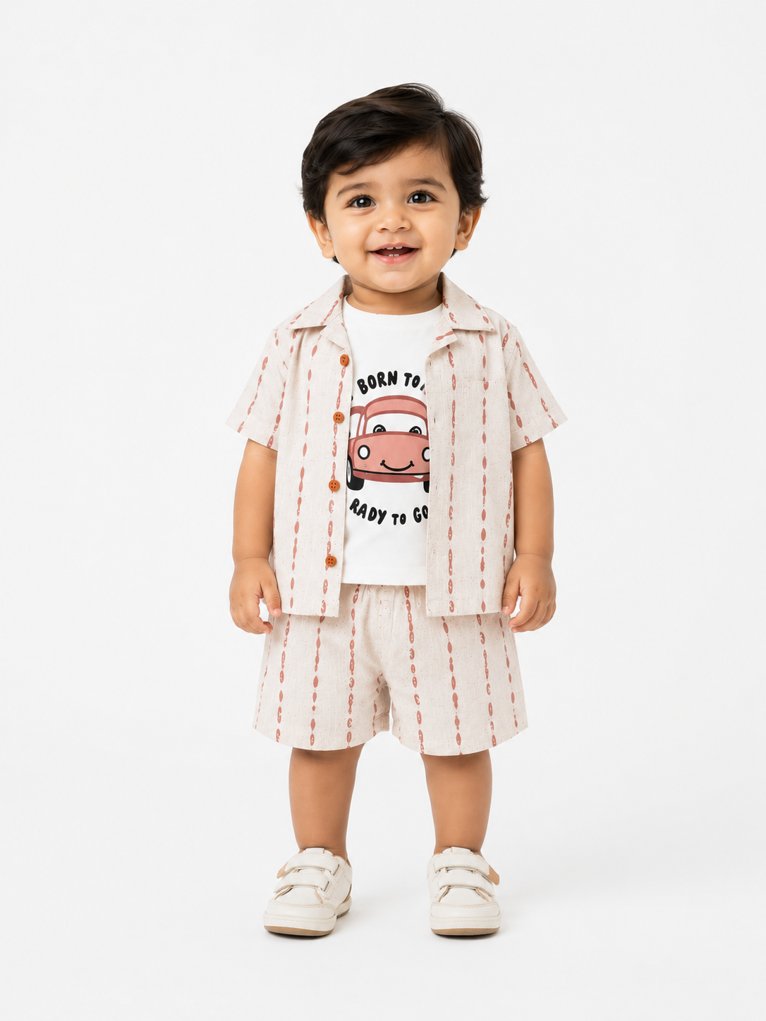 Boys Sky Blue Pull On Soft Cotton Clothing Set BloomUp