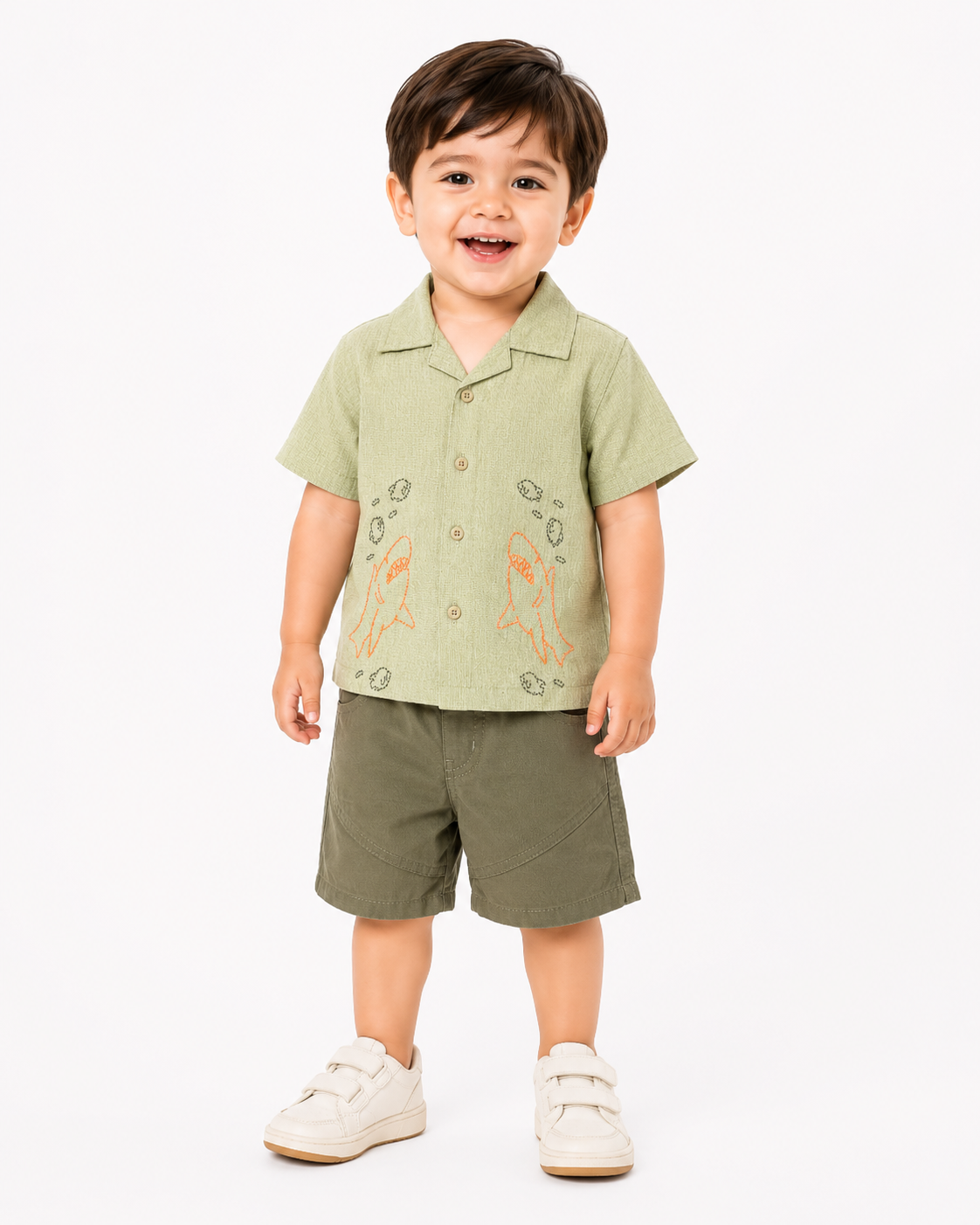 Boys Dusty Pink Pull On Soft Cotton Clothing Set BloomUp