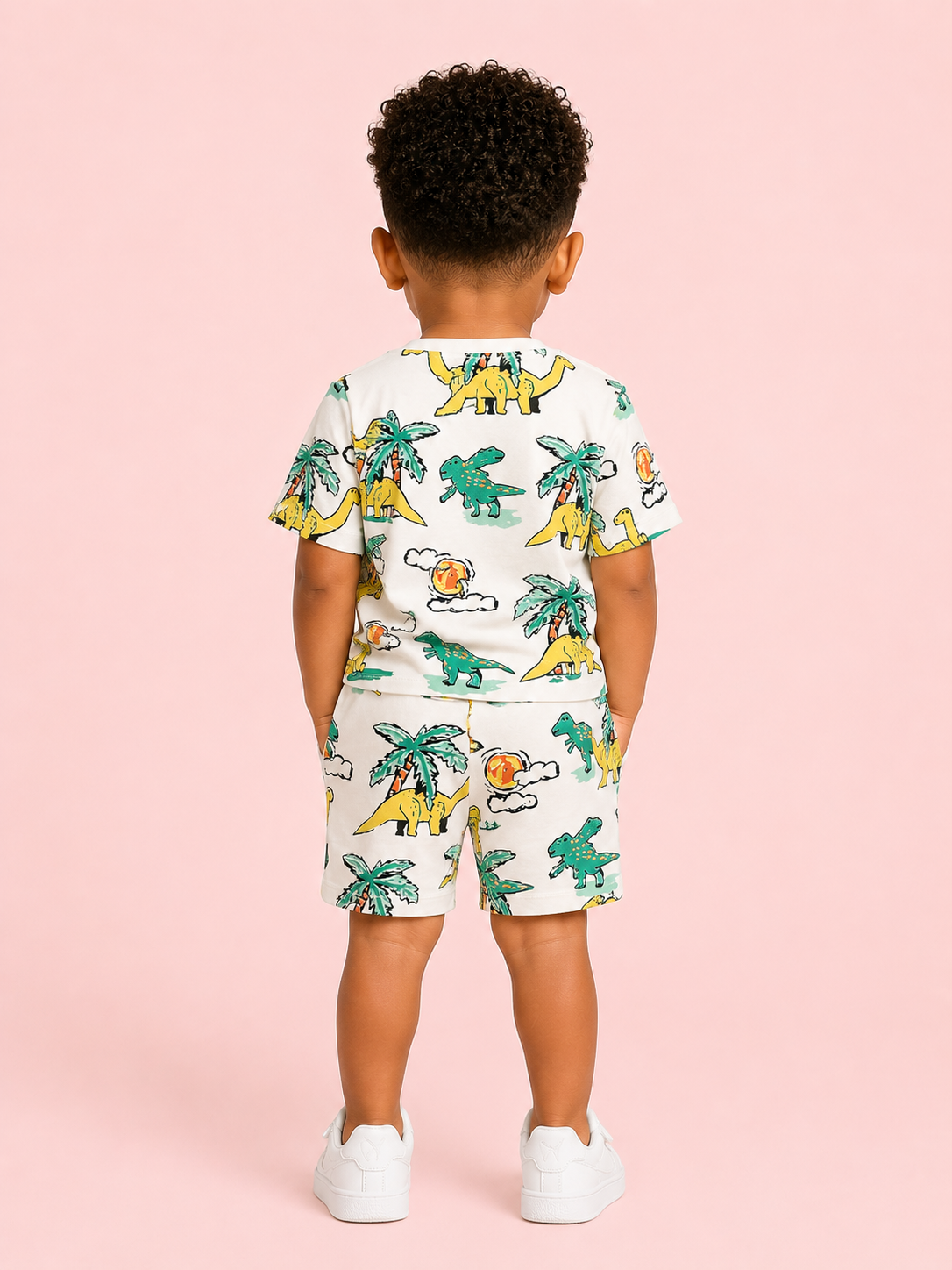 Boys White Soft Cotton Sets Casual Fashion Kids Wear BloomUp