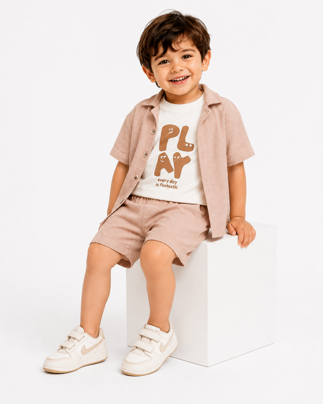 Boys Mustard Yellow Pull On Soft Cotton Clothing Set BloomUp