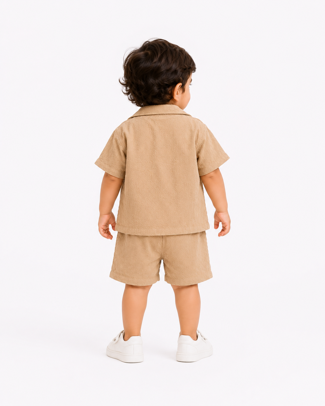 Boys Mint Green Cargo Shorts Soft Cotton Clothing Set BloomUp