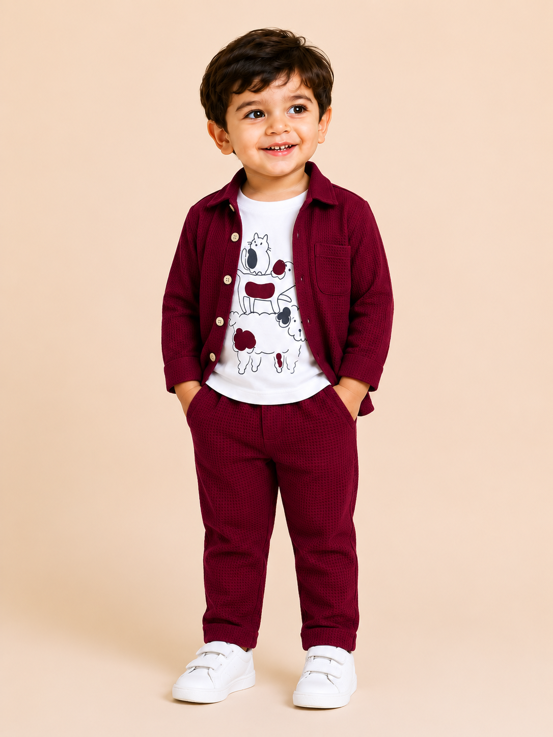 BUB-9351-MEHROON BloomUp