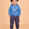 Sky Blue Hooded Co-ord Set for Baby Boys – Graphic Hoodie & Jogger Pants Set