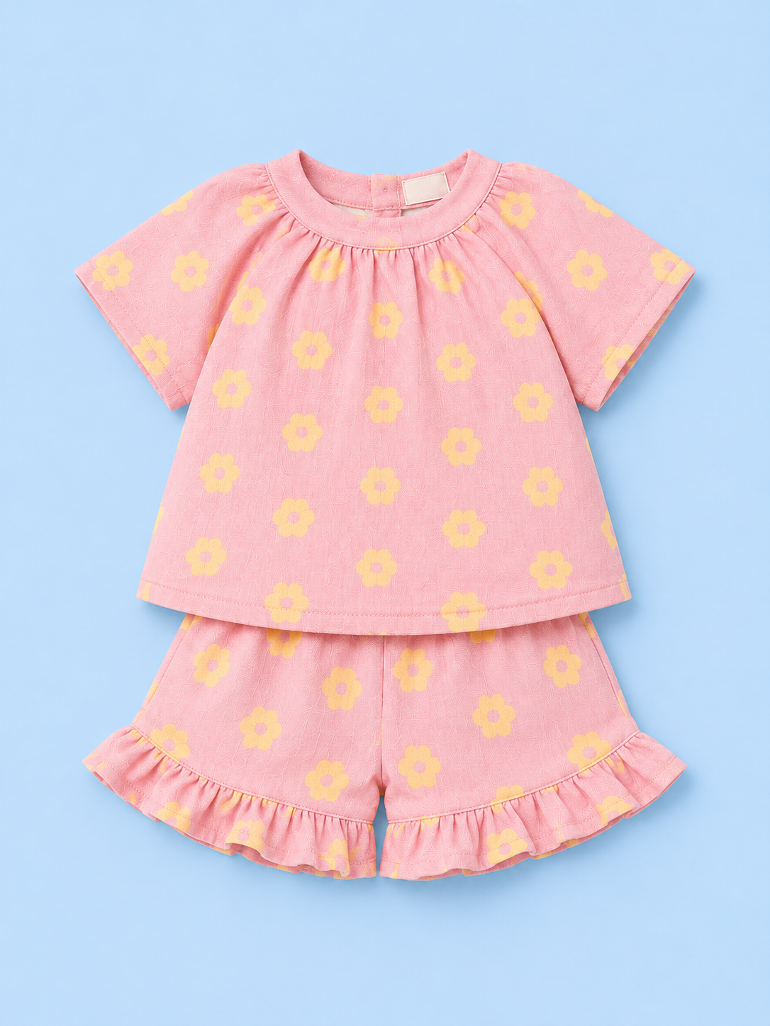 Pastel Lilac Casual Summer Boys Soft Cotton Clothing Set BloomUp