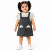 Baby Girls Grey Pinafore Dress with Pocket Detail & Inner Tee Set