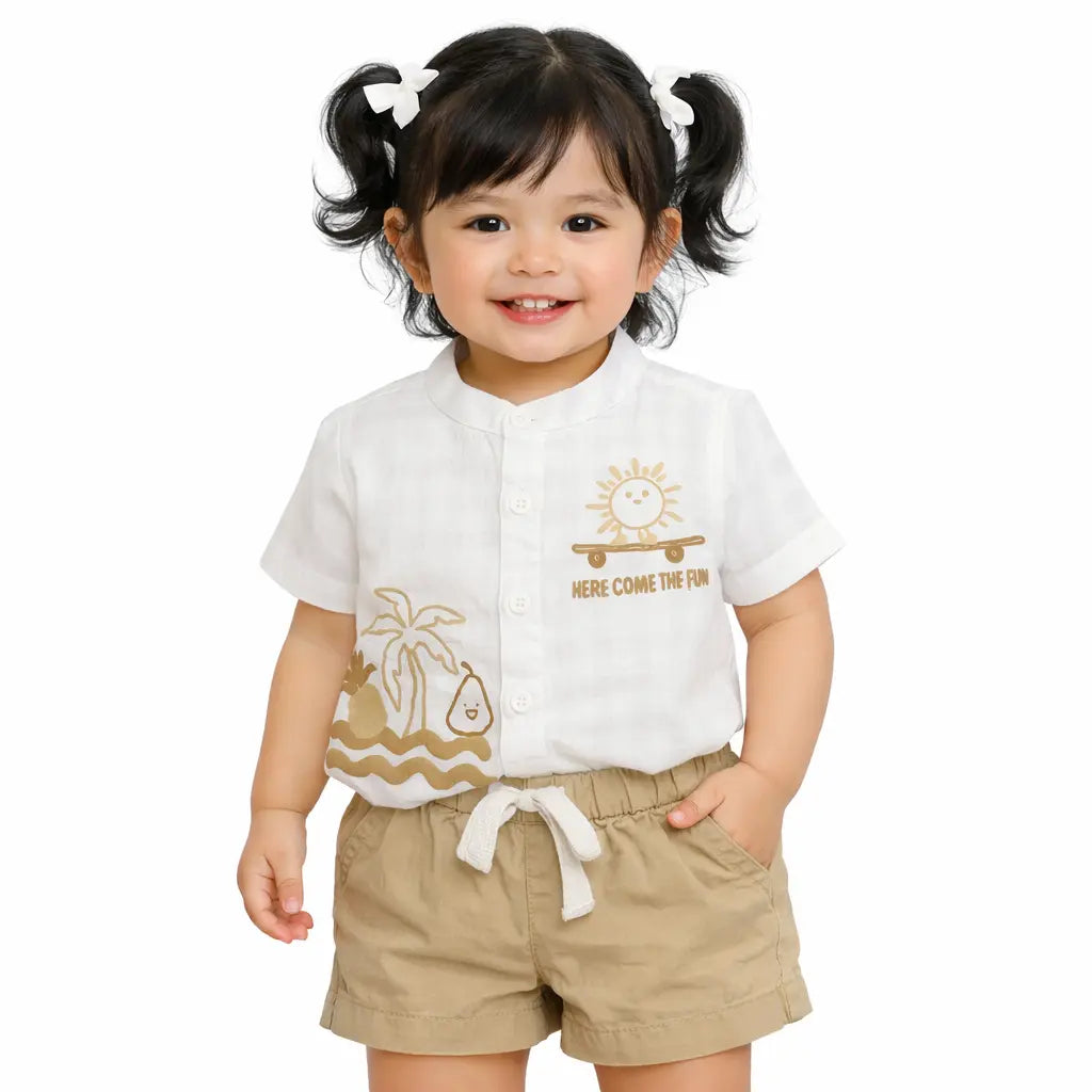 White Relax Graphic Sleeveless T-Shirt for Boys – Soft Cotton Summer Wear Kids Tank Top  Description (Short Description) Bloomup