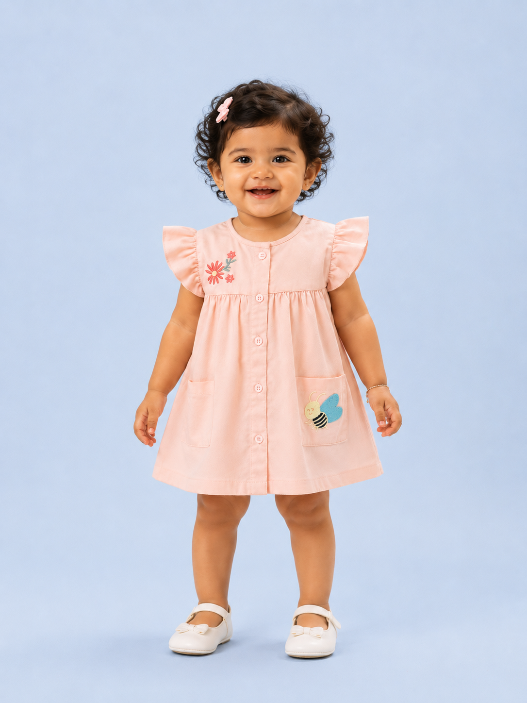 Bug 8267 Peach Soft Cotton Kids Fashion Wear BloomUp