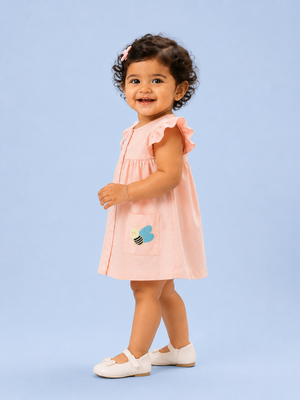 Bug 8267 Peach Soft Cotton Kids Fashion Wear BloomUp