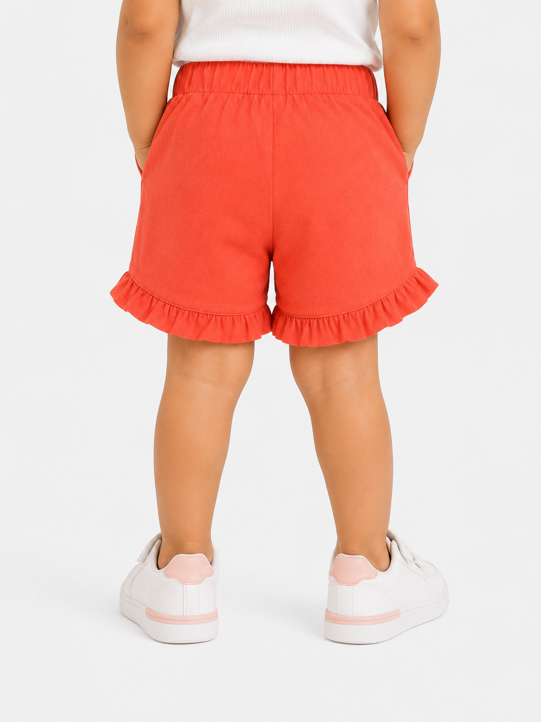 Orange Stylish Playwear Boys  Soft Cotton Bottom Wear BloomUp
