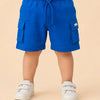 Royal Blue Cargo Shorts for Boys – Soft Cotton Casual Utility Summer Wear
