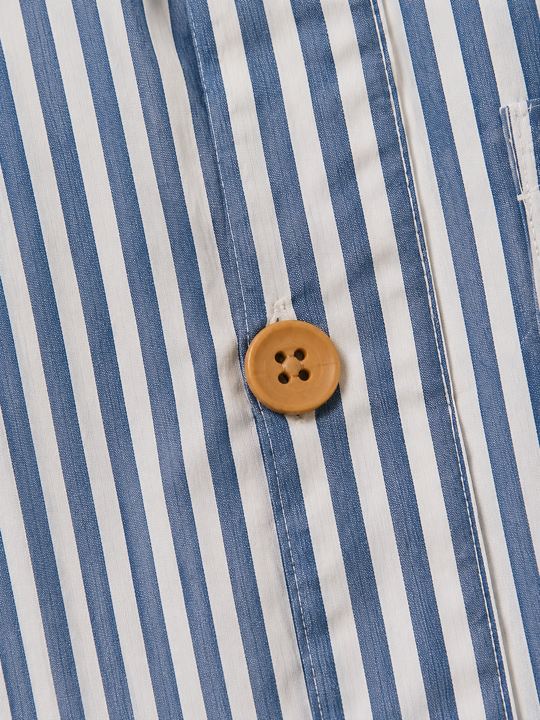 Boys Blue & White Striped Cotton Romper – Short Sleeve Casual Summer Outfit for Toddlers BloomUp