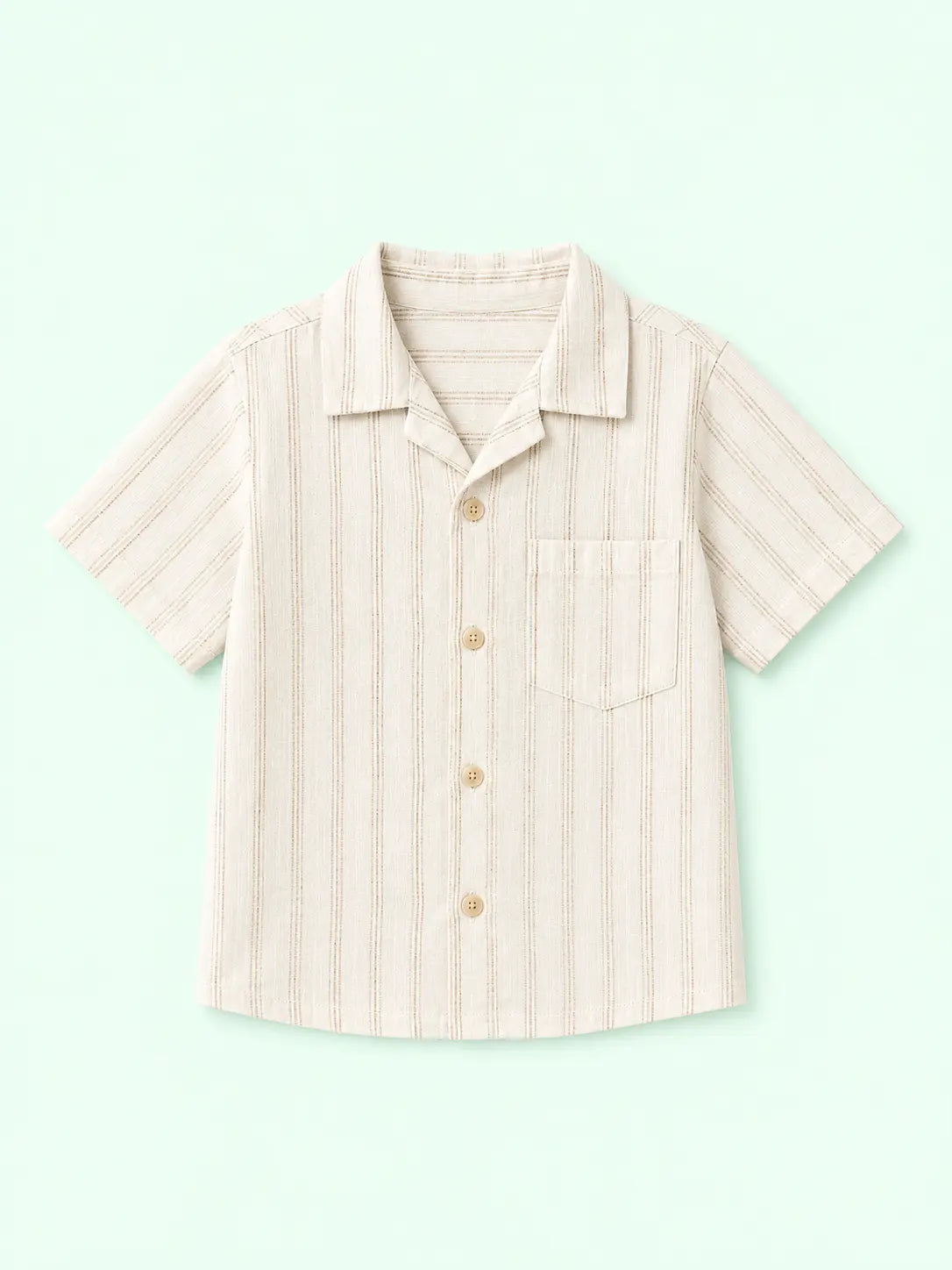 BloomUp BUSS26SHB2186-BEIGE STRIPS