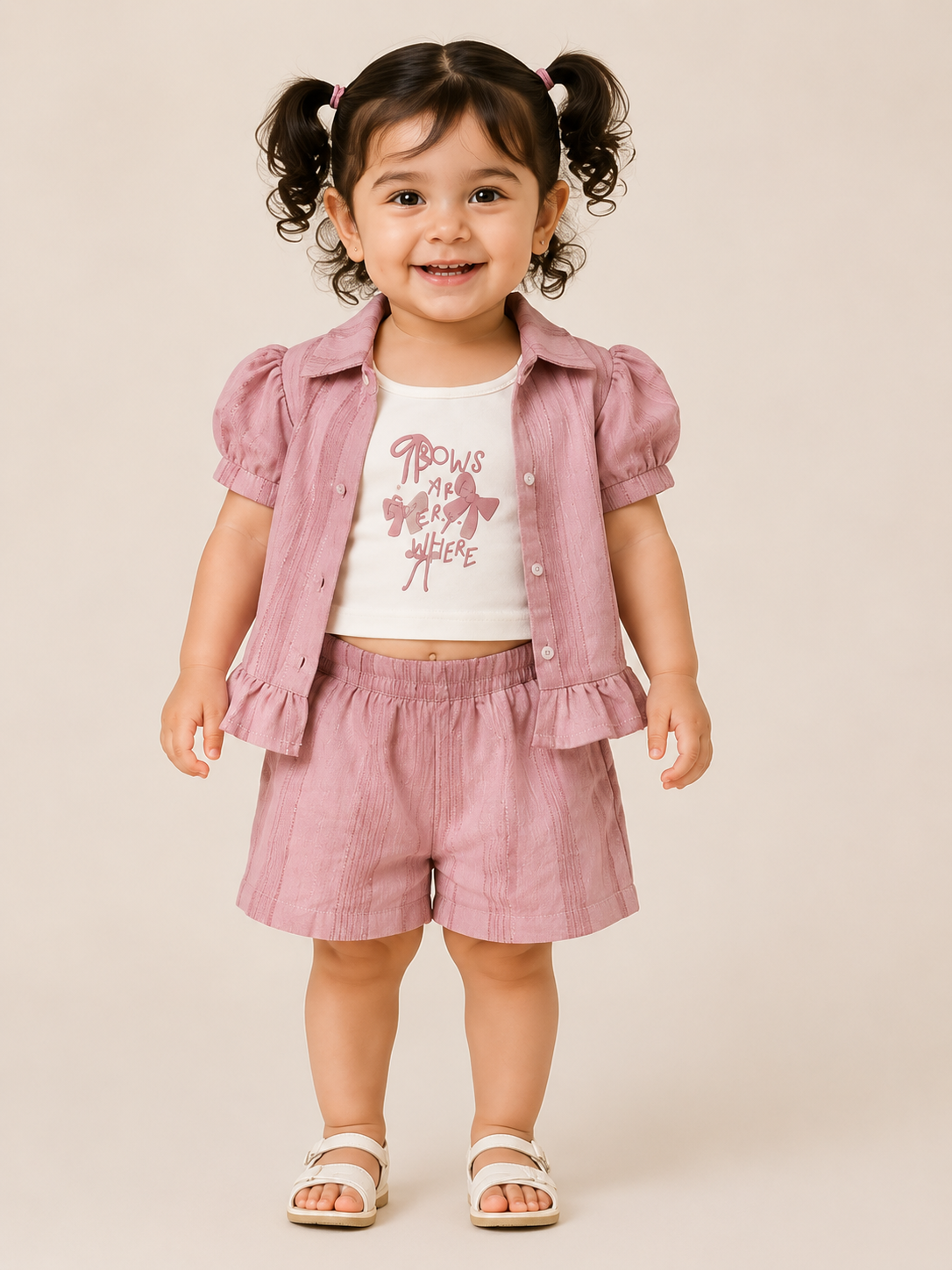 Pink Nectar Girls T-Shirt for Infant Girls & Toddlers (6M–3Y) BloomUp