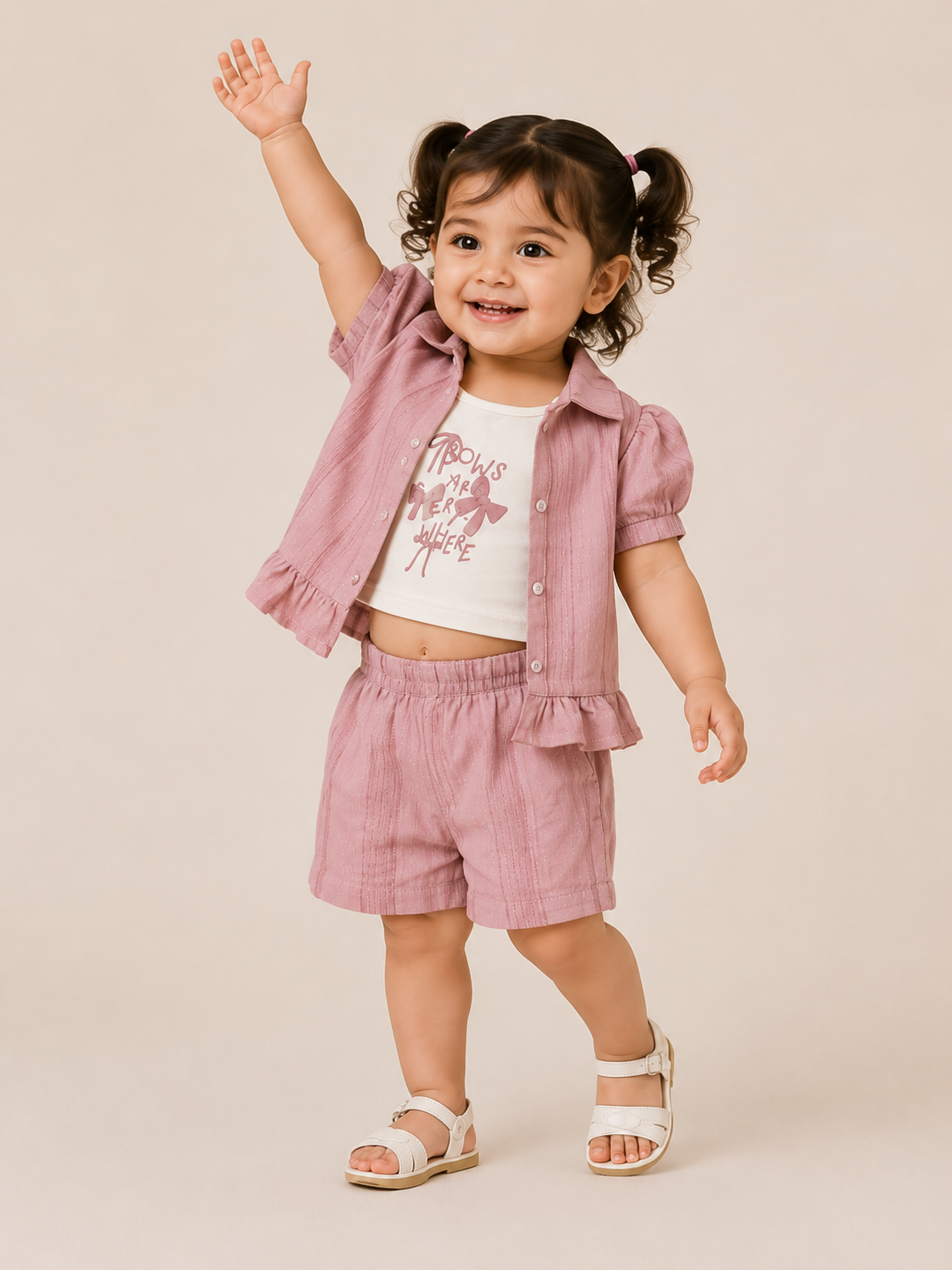 Pink Nectar Girls T-Shirt for Infant Girls & Toddlers (6M–3Y) BloomUp