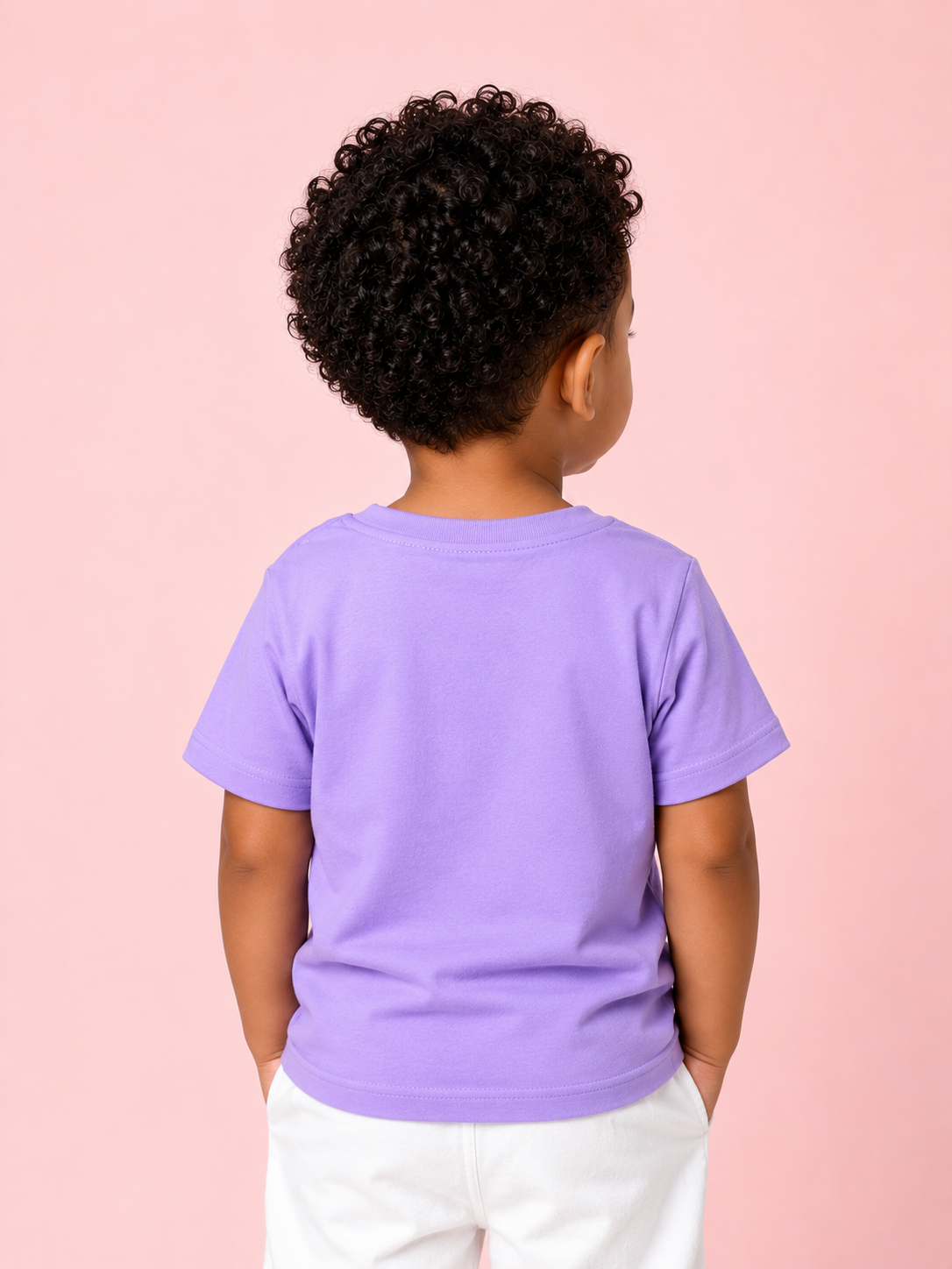 Boys Vacation Time Graphic Cotton T-Shirt – Purple Casual Half Sleeve Tee for Kids BloomUp