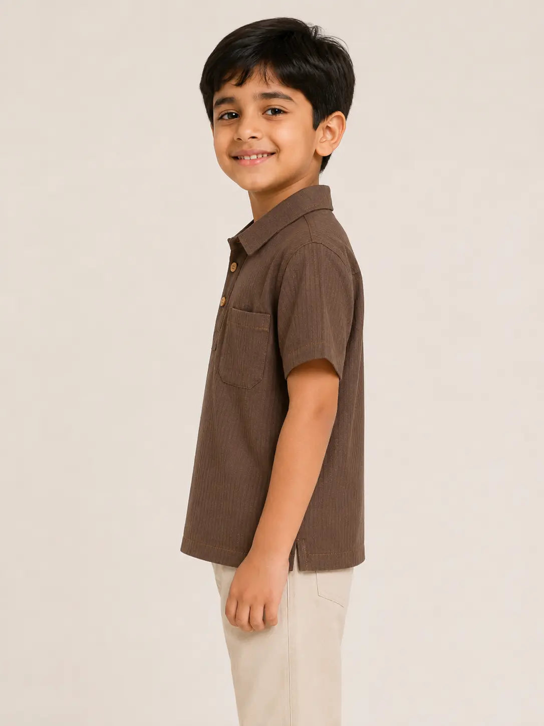 BloomUp BUSS26TSB085-DARK BROWN