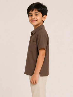 BloomUp BUSS26TSB085-DARK BROWN