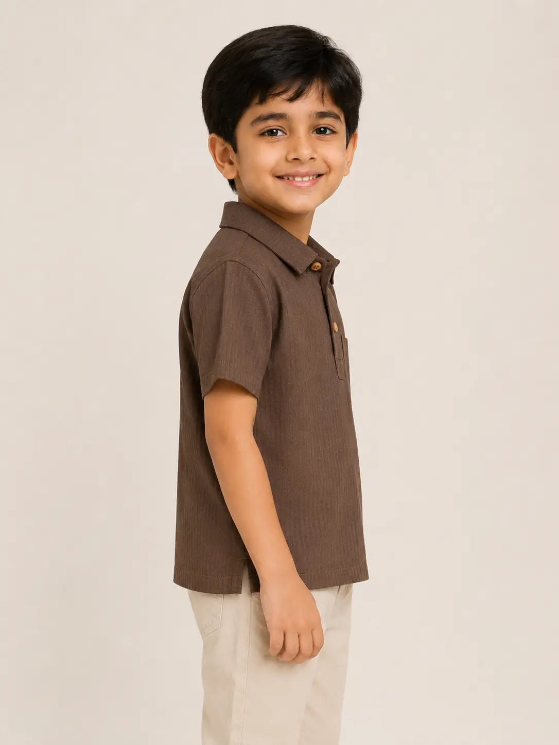 BloomUp BUSS26TSB085-DARK BROWN