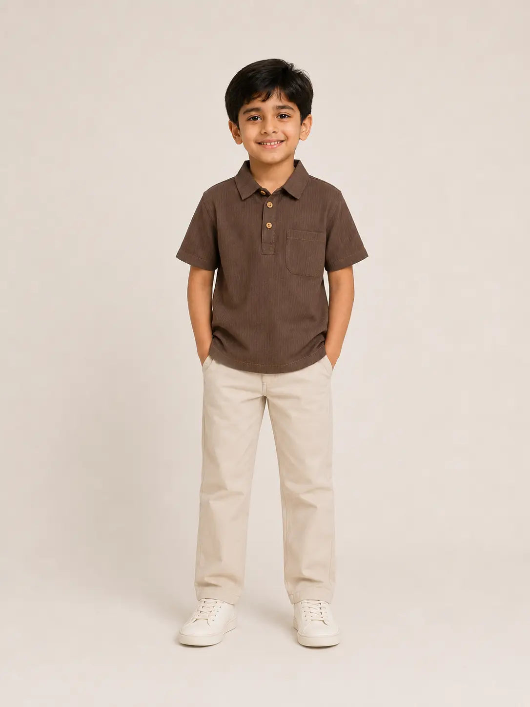 BloomUp BUSS26TSB085-DARK BROWN
