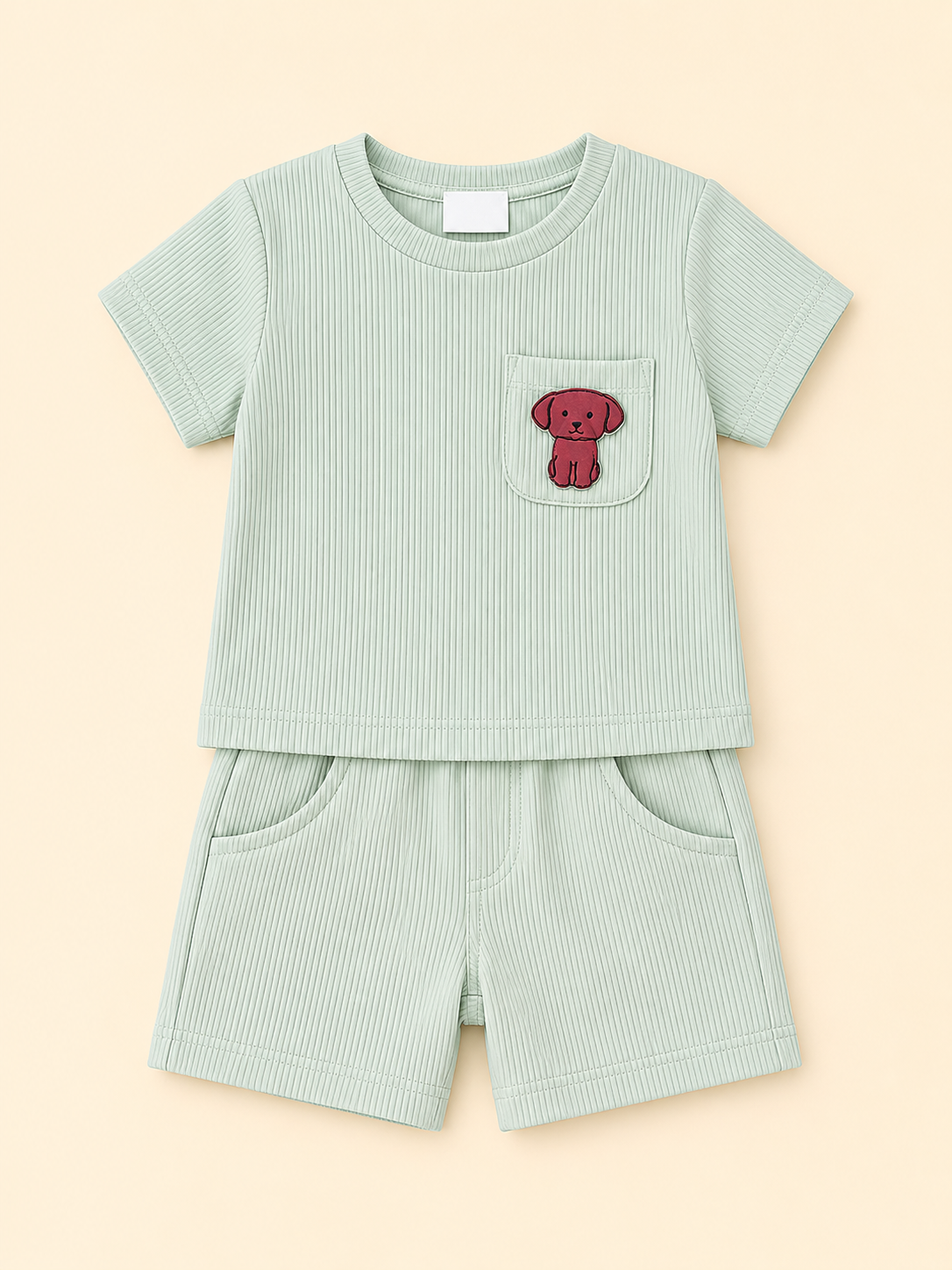 Stylish Green Comfort Fit Boys  Soft Cotton Clothing Set BloomUp