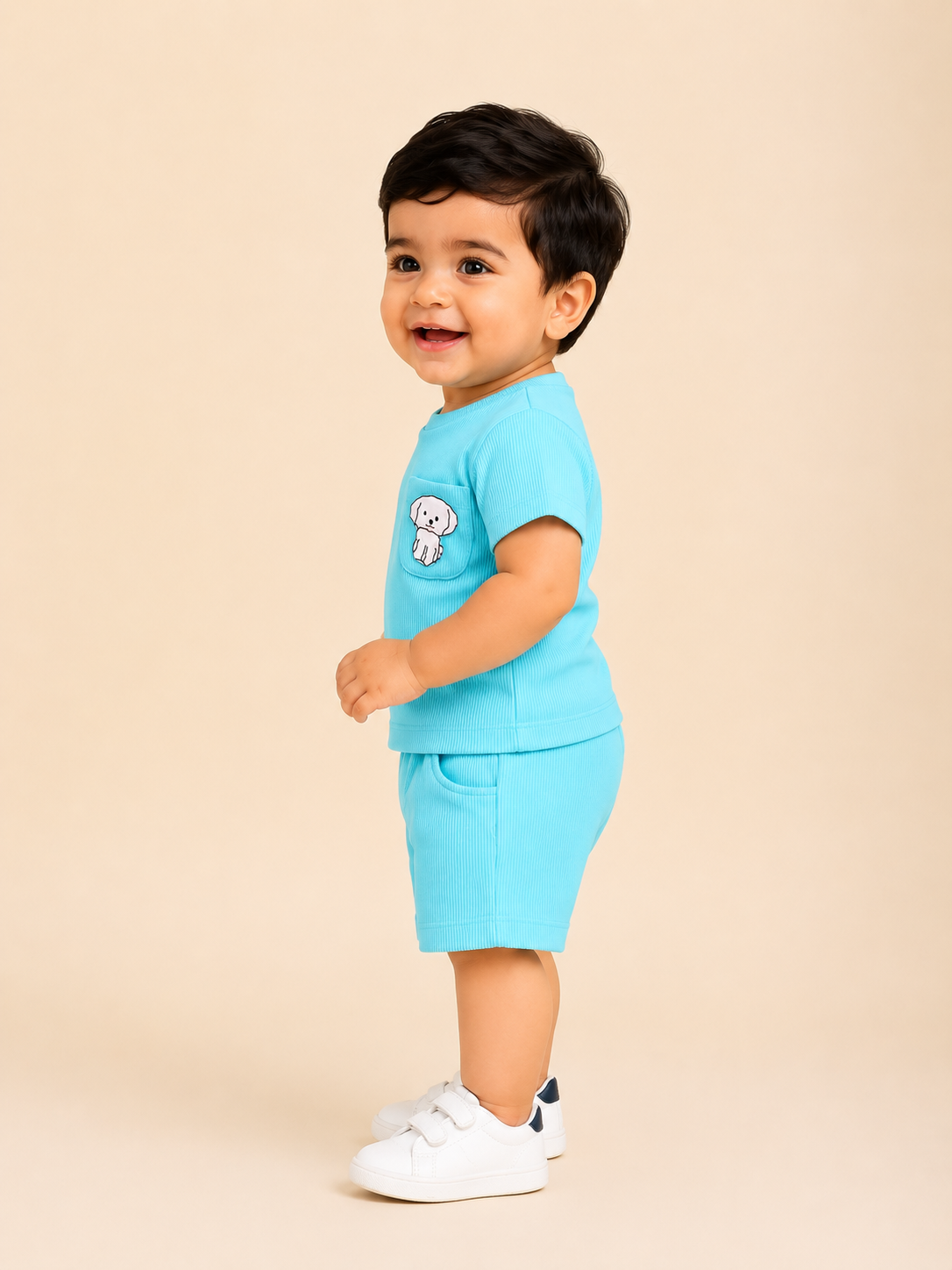 Mint Casual Summer Boys  Soft Cotton Clothing Set BloomUp