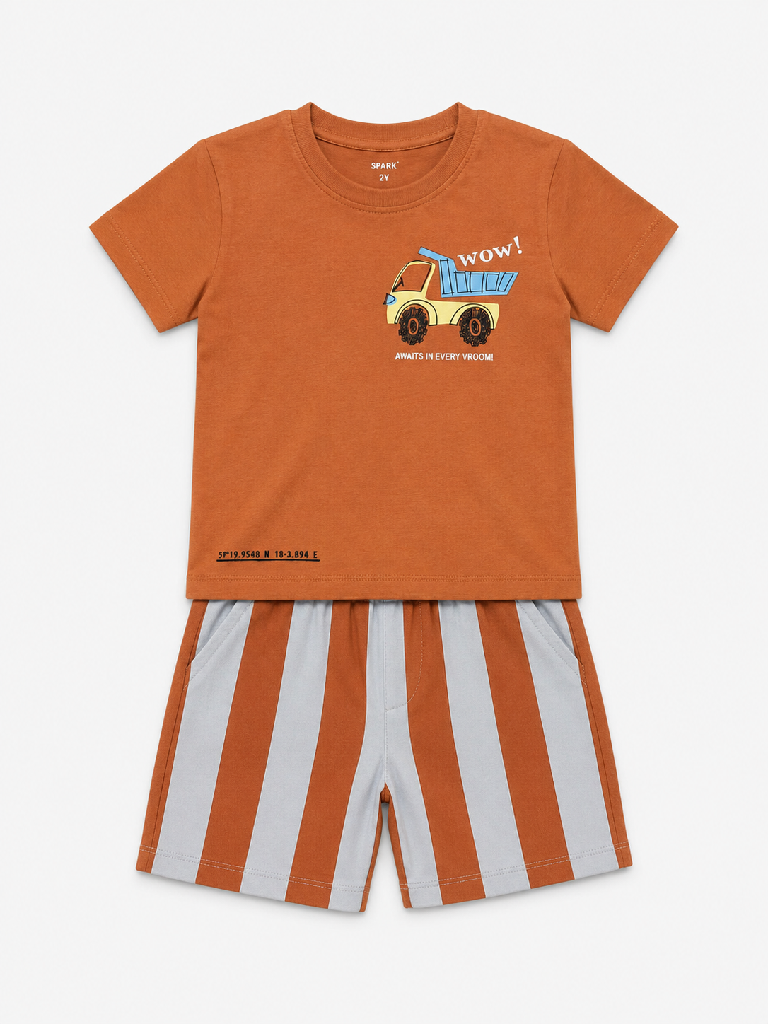 Boys Rust Soft Cotton Sets Casual Fashion Kids Wear BloomUp