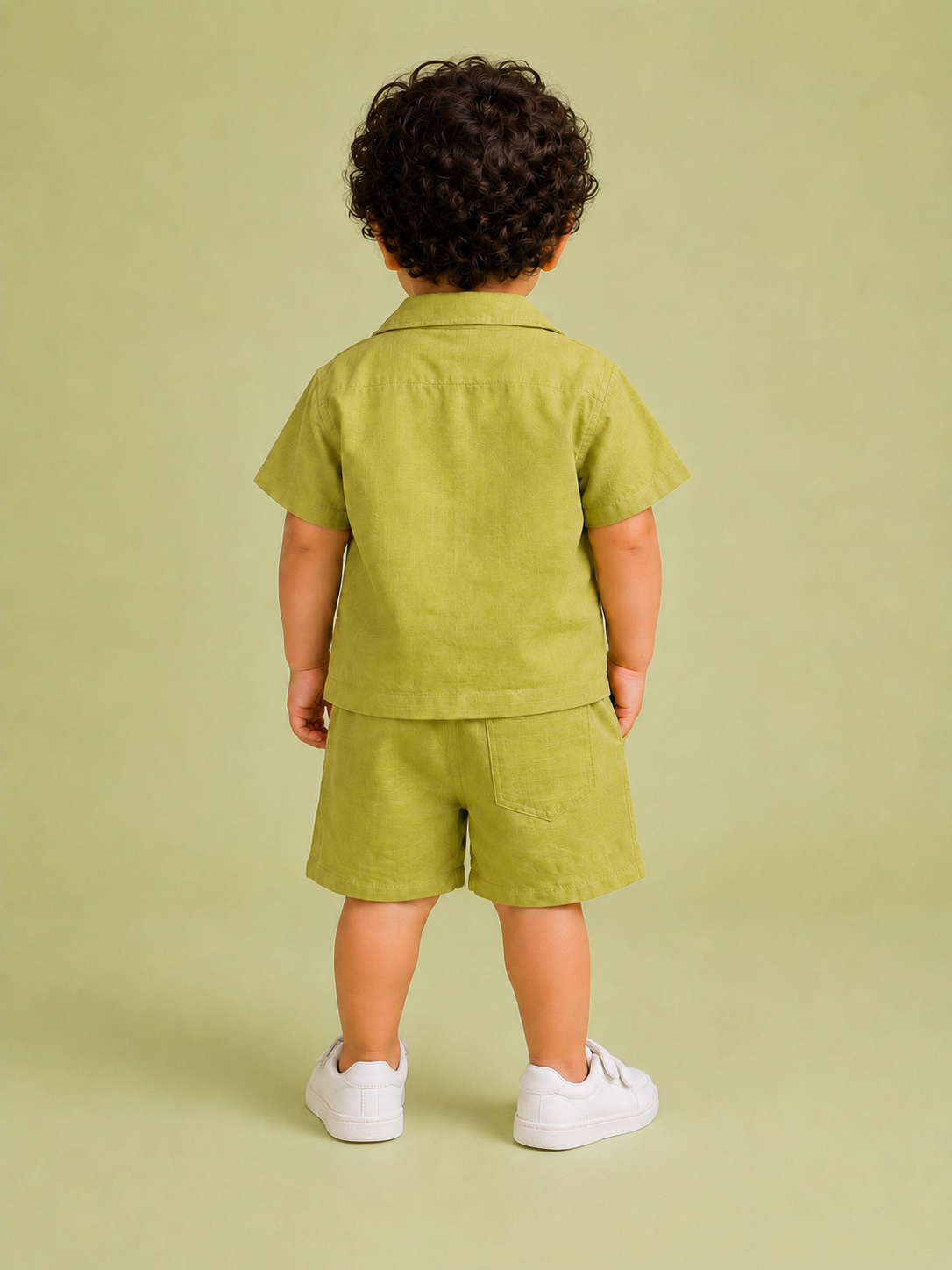 Boys Green Soft Cotton Sets Casual Fashion Kids Wear BloomUp