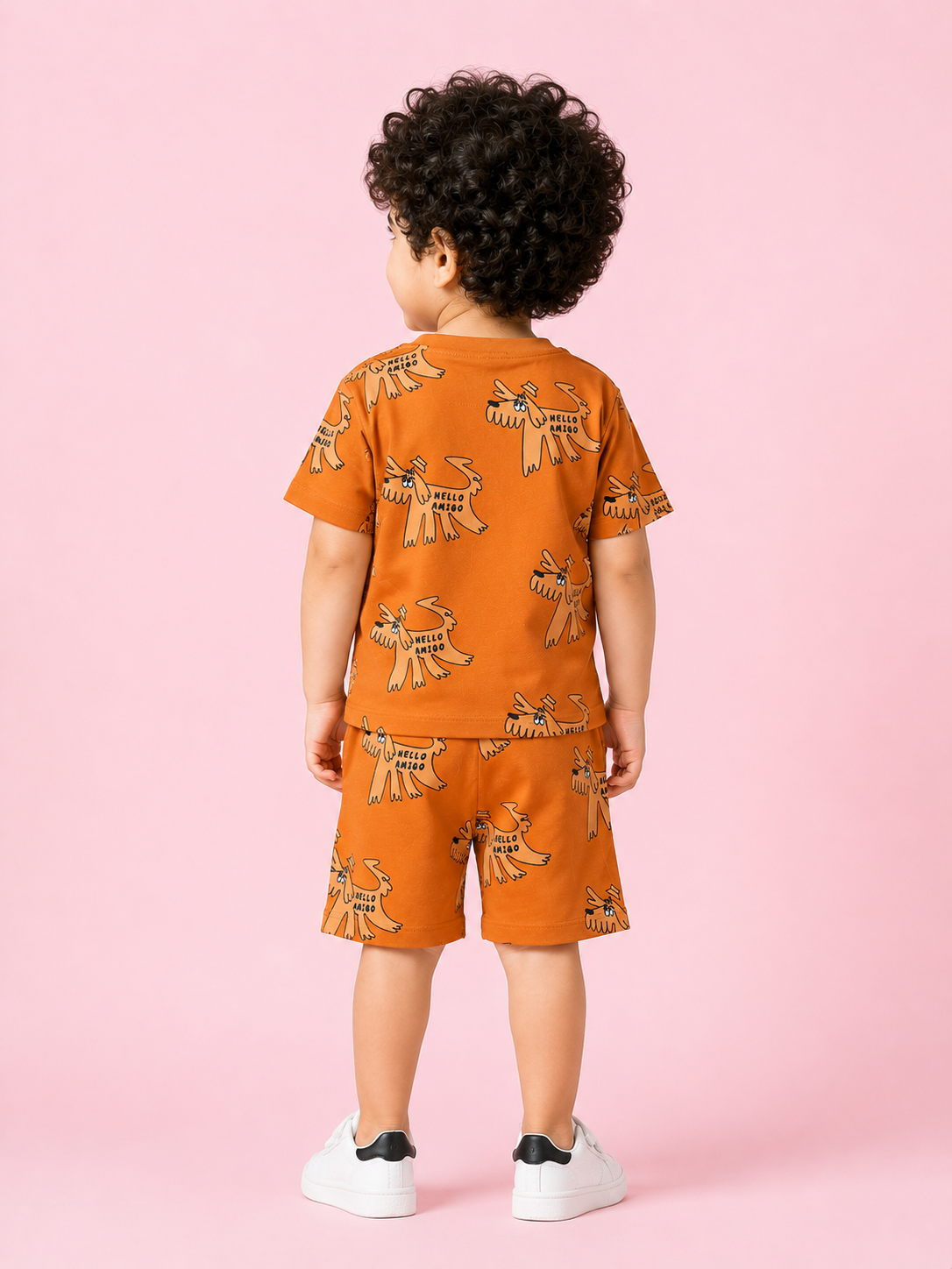 Coral Trendy Daily Wear Boys Soft Cotton Clothing Set BloomUp