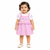 Baby Girls Pink Pinafore Dress with Elephant Embroidery & Tee Set