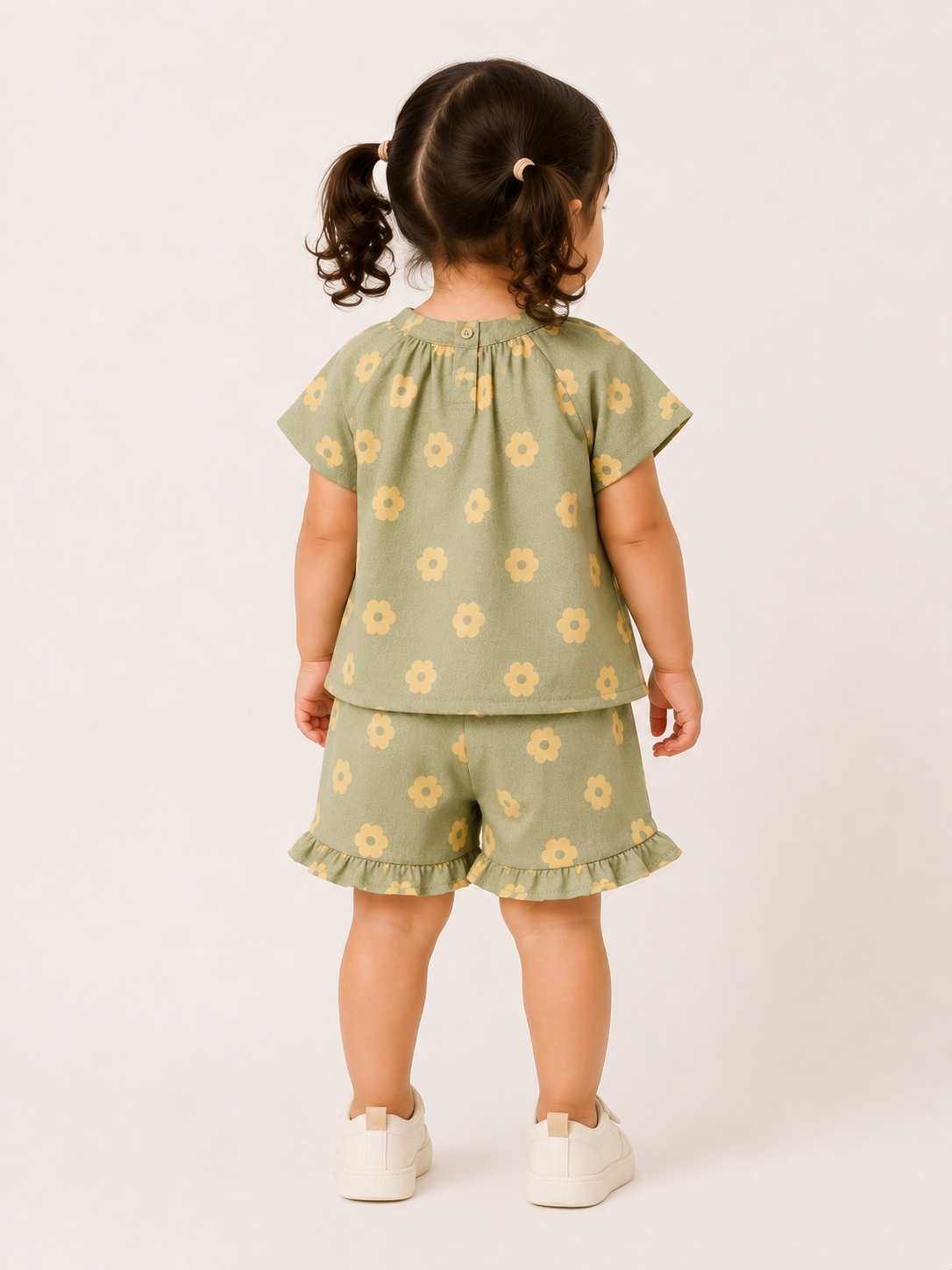 Boys Olive Green Pull On Soft Cotton Clothing Set BloomUp