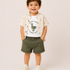 Off White 3-Piece Shirt, T-Shirt & Shorts Set for Boys – Casual Summer Outfit