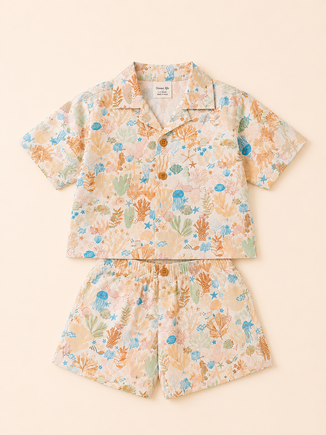 Toffee  Shirt & Shorts Set – Stylish and Comfortable Kids Outfit Bloomup