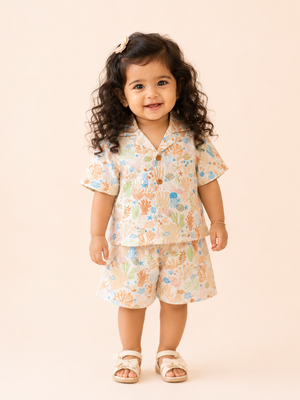 Toffee  Shirt & Shorts Set – Stylish and Comfortable Kids Outfit Bloomup