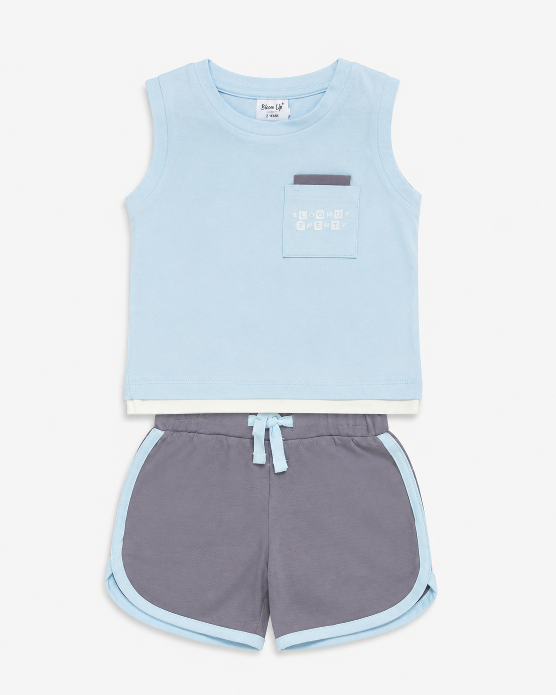 Boys Red Sweat Shorts With Soft Cotton Clothing Set BloomUp